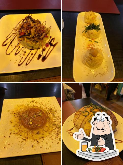 Platos en Le Mir Comida Arabe