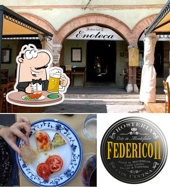 Puoi prenderti un rinfrescante bicchiere di birra chiara o scura
