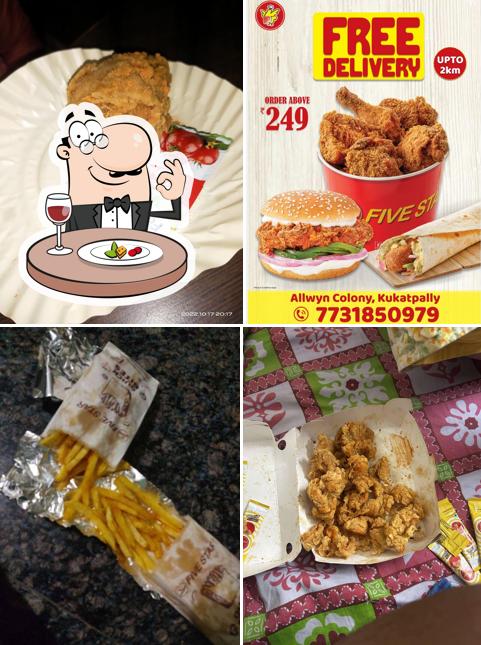 Meals at Five Star Chicken, 2nd Phase, Allwyn Colony, Kukatpally