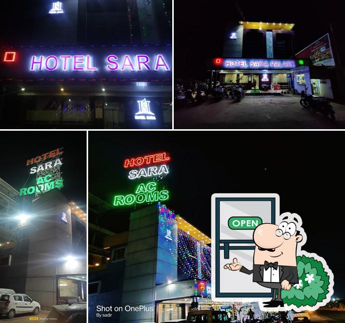 Check out how Hotel Sara Palace (Veg /Non-Veg) looks outside