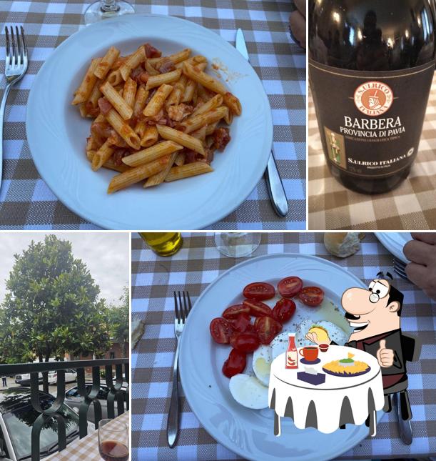 Piatto di formaggi al Trattoria Ferrari