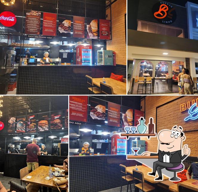 O interior do Burgerlinho