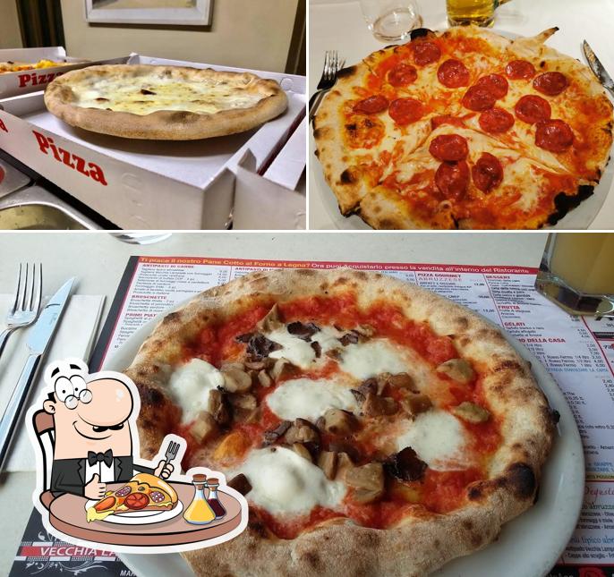 Prova una pizza a La Vecchia Lampada