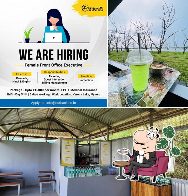 Check out how Outback Adventures, Varuna Lake, Mysore looks inside