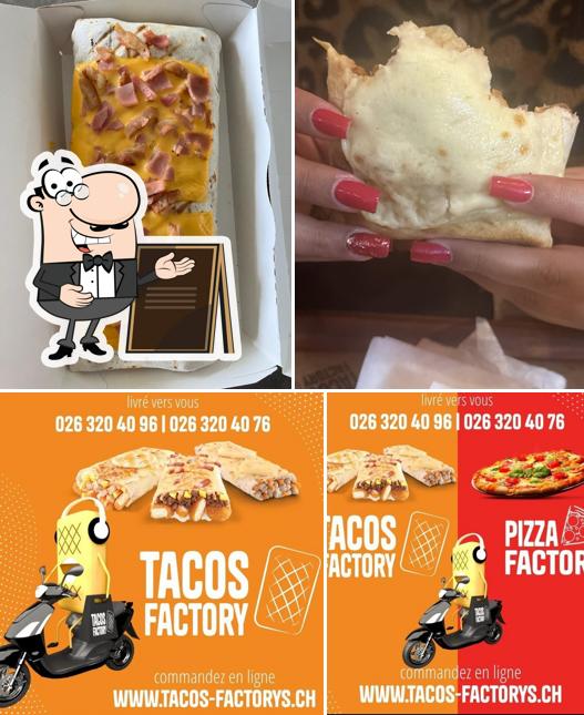 La foto della esterno e cibo di Tacos factory