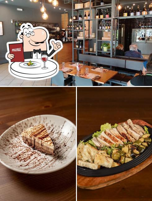 La immagine di cibo e interni da Tramvai