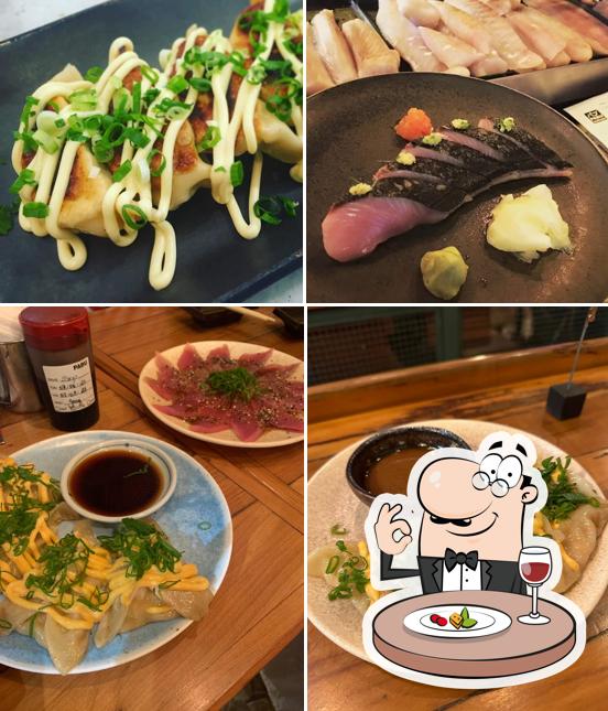 Platos en Pabu Izakaya