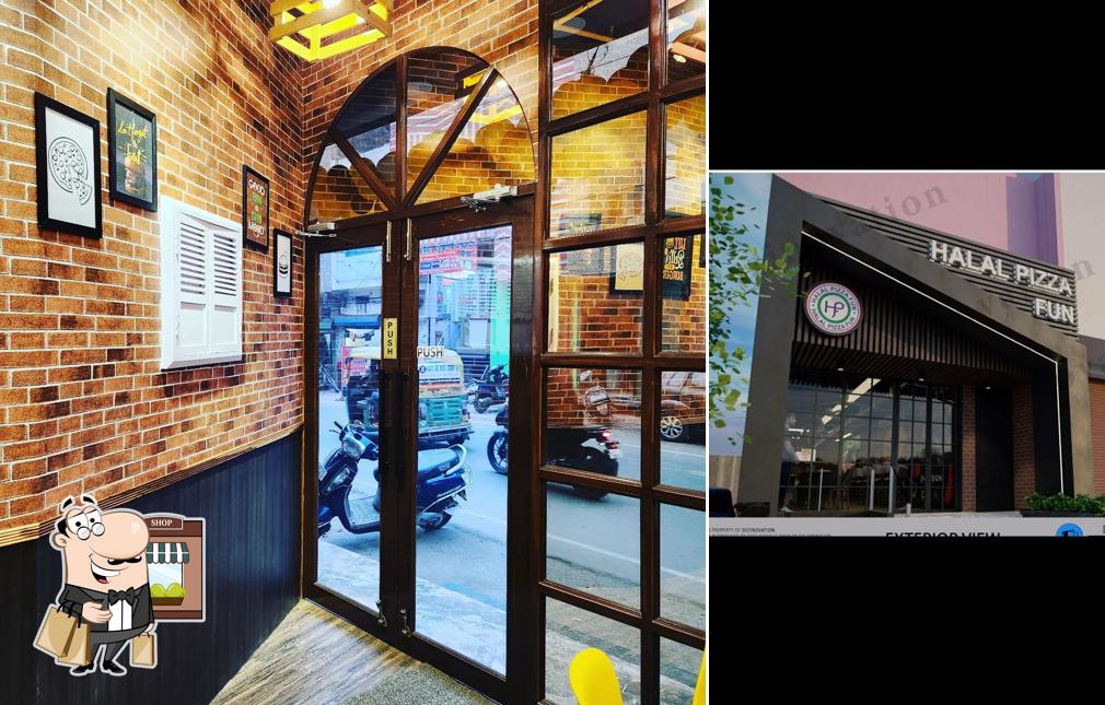 The exterior of Halal Pizza Fun