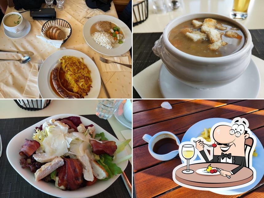 Cibo al Restaurant Piz Nair 10'000 feet