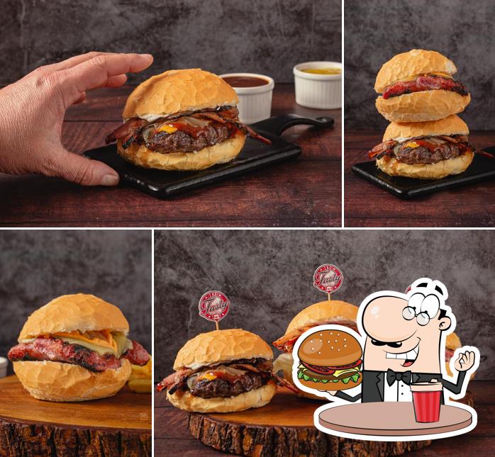 Delicie-se com um hambúrguer no The Tasty Burger