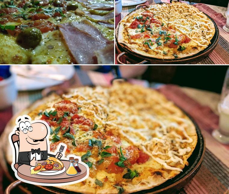 Consiga diversos variedades de pizza