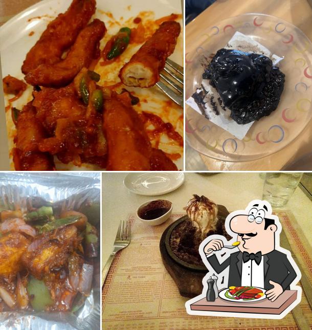 Chocolate mousse at Ming Garden-Restaurant