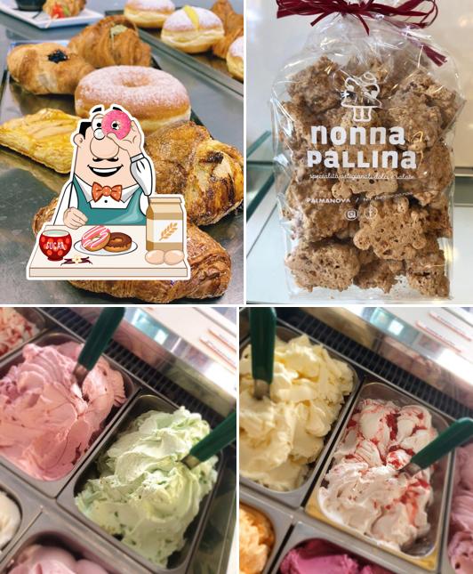Nonna Pallina Pasticceria Gelateria Artigianale serve un'ampia gamma di dessert