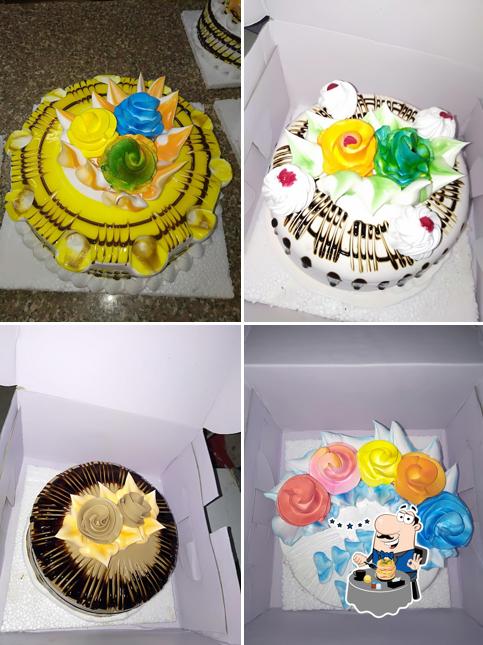 Food at Om Bakery Hodal Paties Burger&Cake Store