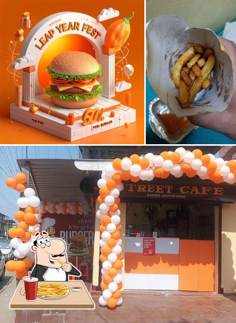French fries at Street Xpress Cafe
