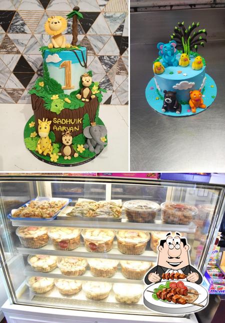 Among various things one can find food and interior at Cake & Bake