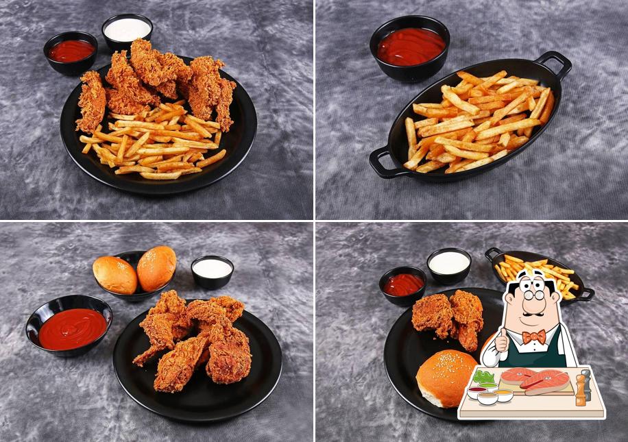 Fish and chips at AFC American Fried Chicken