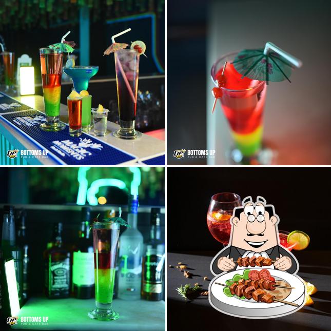 Food at Bottom’s Up Pub & Cafe Bar Bhopal
