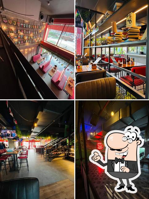 The interior of BrewDog Amritsar