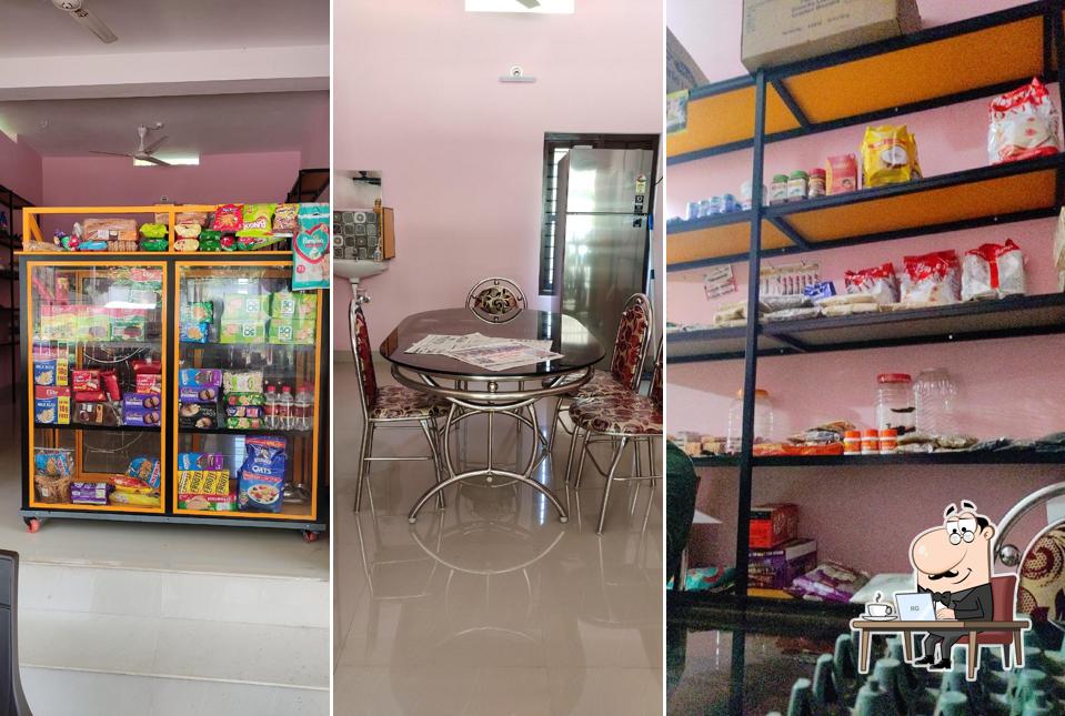 The interior of Sara's cool bar & store