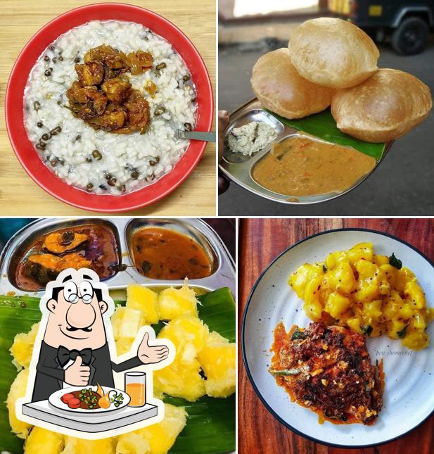 Meals at South Indian Madrasi Dosa