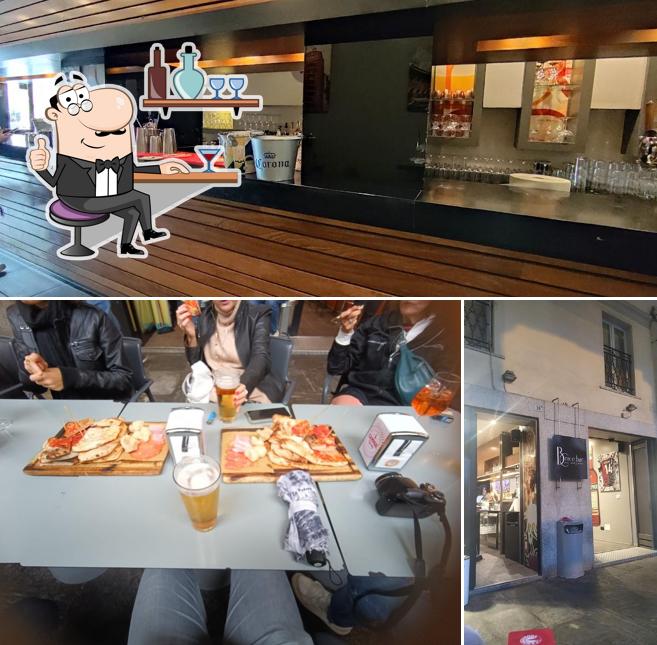 Dai un'occhiata agli interni di Brace Bar
