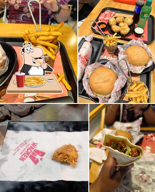 French fries at Wacken Fried Chicken Thiruvalla