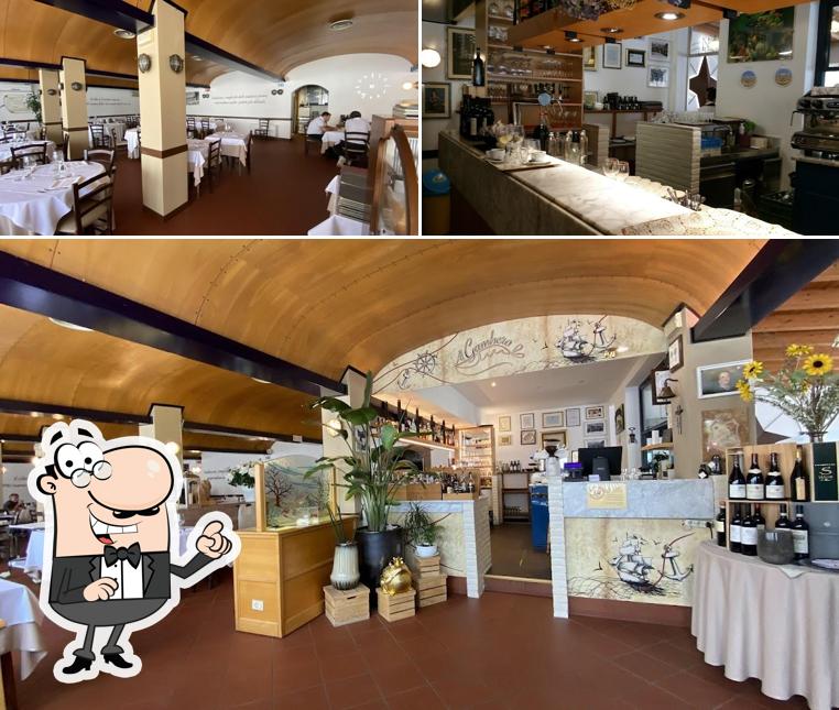 Gli interni di Ristorante al Gambero