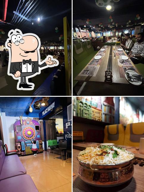 Take a seat at one of the tables at Platform 65 The Train Restaurant - Dilsukhnagar