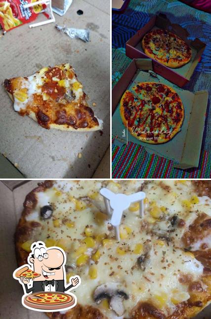 Try out different types of pizza