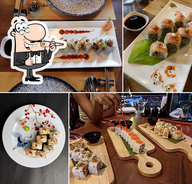 Pick various sushi options