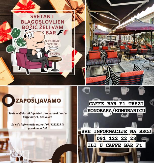 Gli interni di "F" Caffe Bar