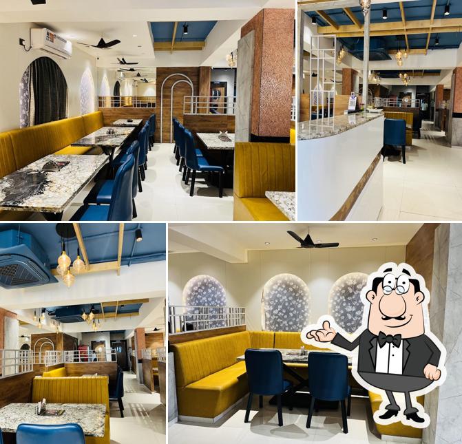 The interior of Sri Santosh Family Dhaba - Best Restaurant In Bandlaguda Suncity