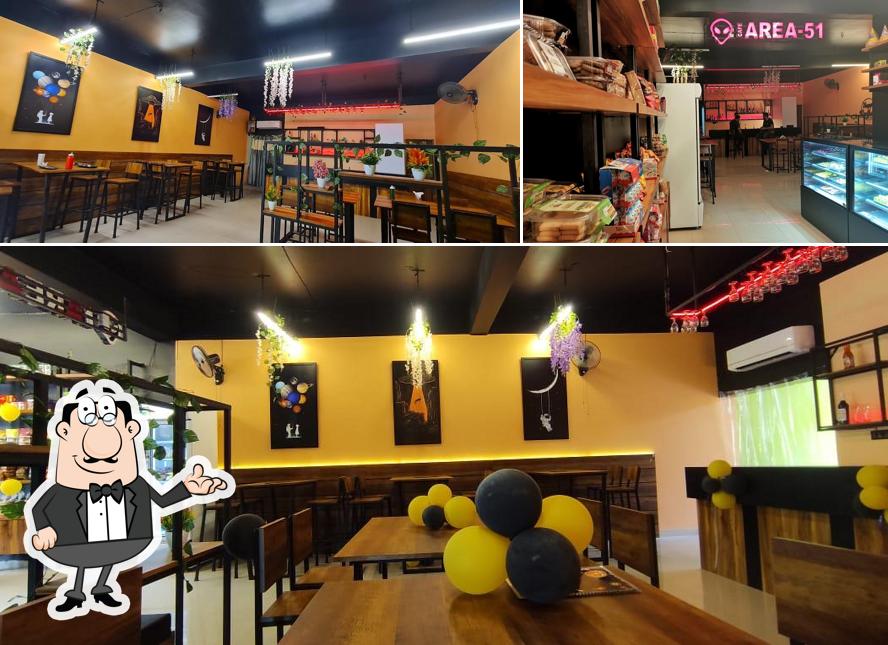 Check out how Cafe Area-51 looks inside
