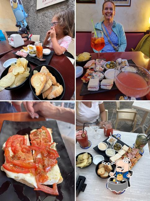 Platti al Bar Le Saline