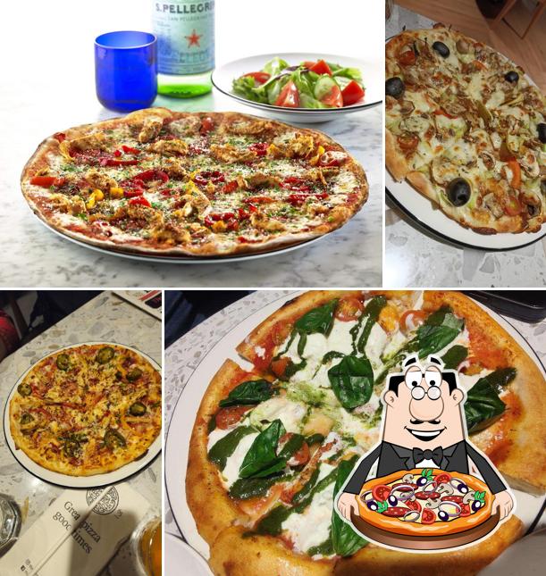 Try out different types of pizza