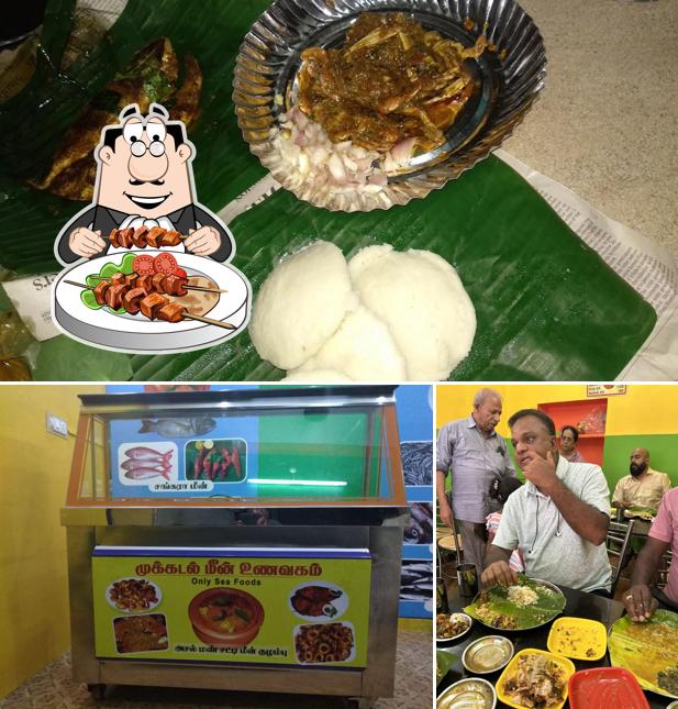 Food at Mukkadal Seafood Hotel