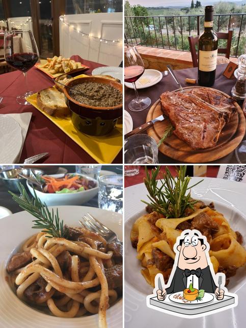 Cibo al Ristorante Enoteca Villa di Sotto