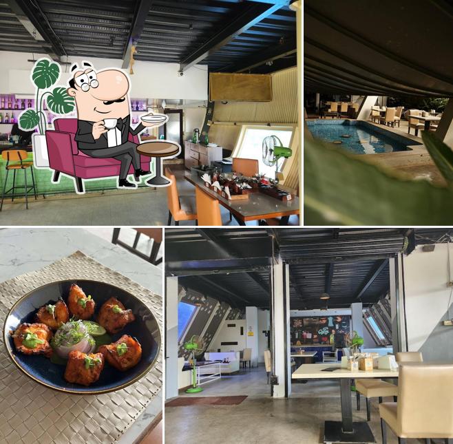 Take a seat at one of the tables at The Terminal Restaurant