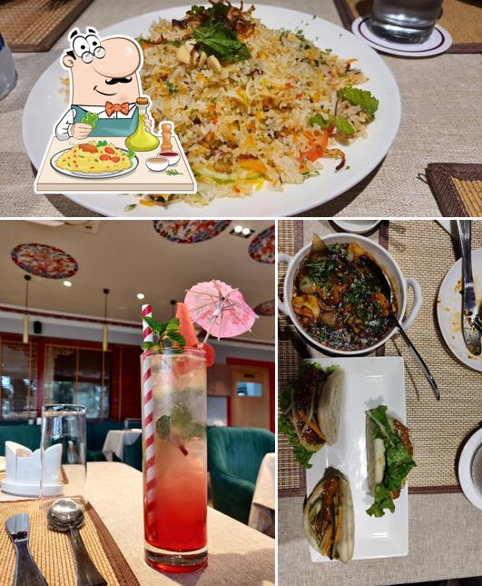 Food at Yiga Restaurant
