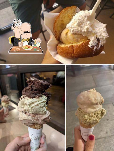 Platti al Gelateria La Romana dal 1947
