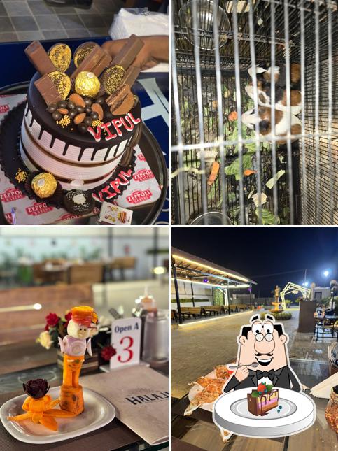 Chocolate cake at HALAJI RESTRO & CAFE