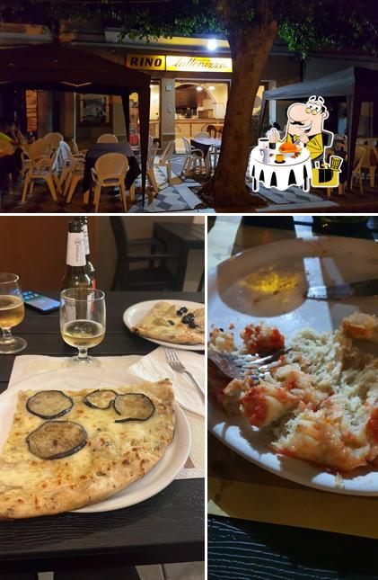 La cibo e interni del ristorante