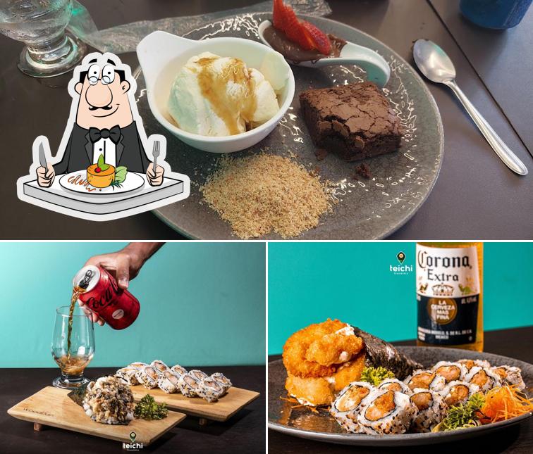 Platos en Teichi temakeria