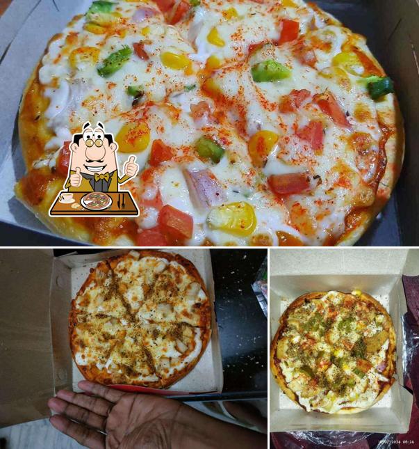 Try out pizza at Valentines Cafe