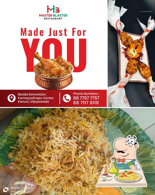 Food at Master Blaster Restaurant