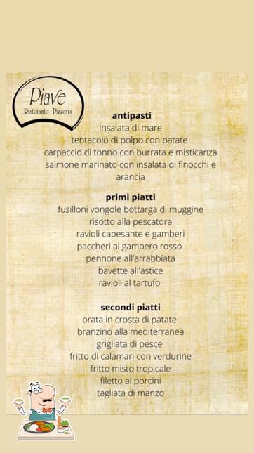 Cibo al Ristorante Piave