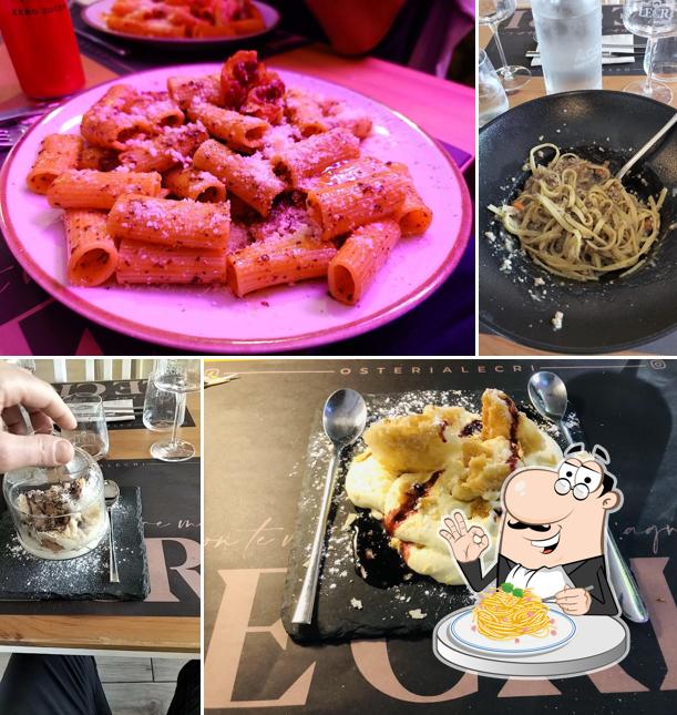 Spaghetti alla carbonara al Lecri Bistrot