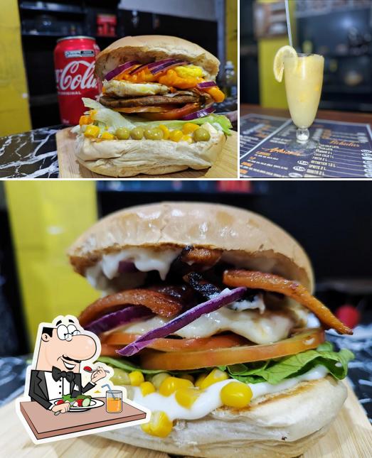 Esta é a imagem ilustrando comida e bebida no Prontera Burguer