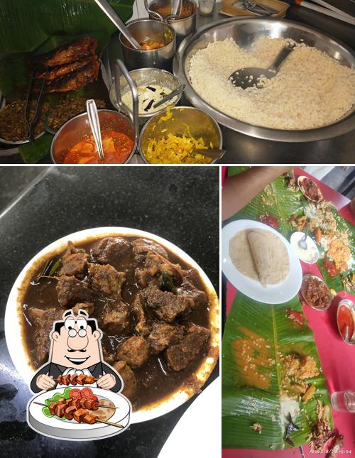Food at Sagar Hotel